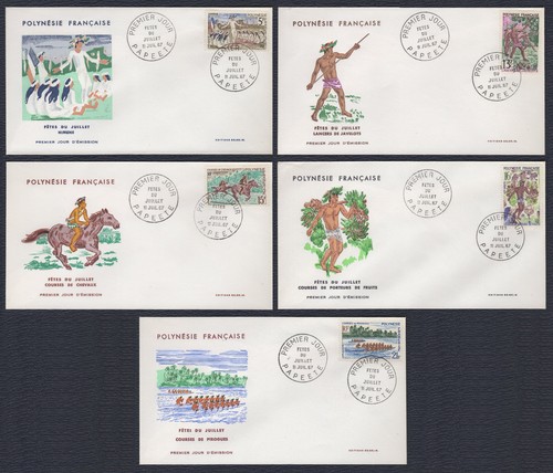 French polynesia 1967 july - french, 1967,